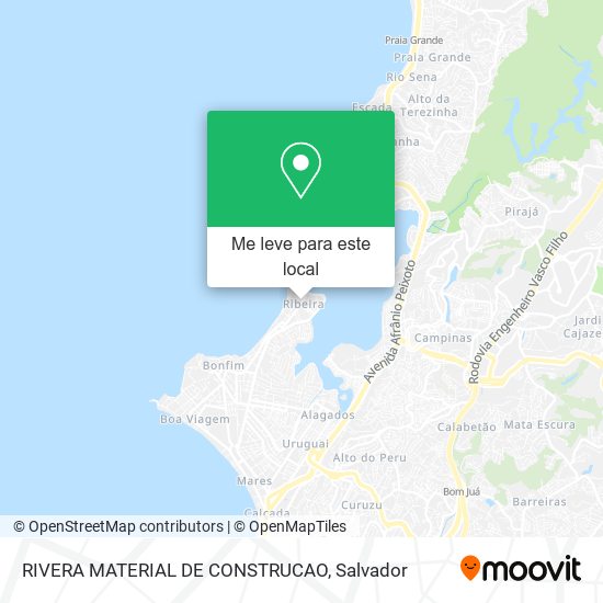 RIVERA MATERIAL DE CONSTRUCAO mapa