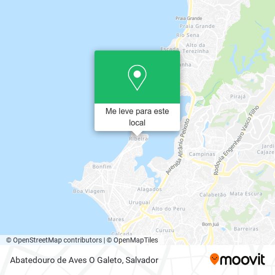 Abatedouro de Aves O Galeto mapa