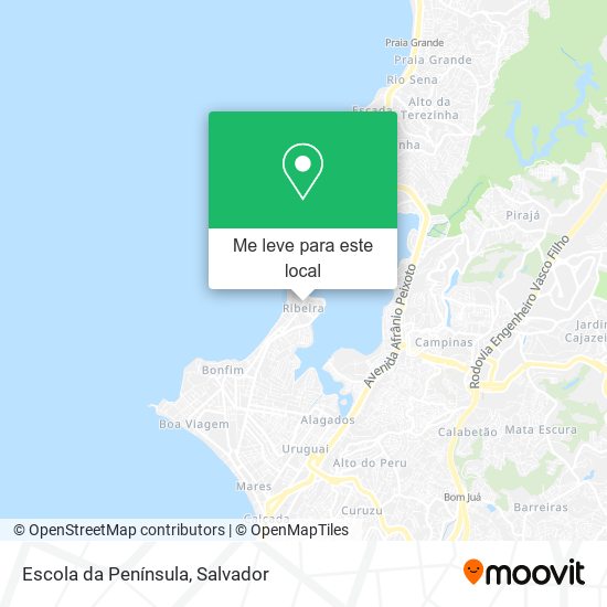 Escola da Península mapa