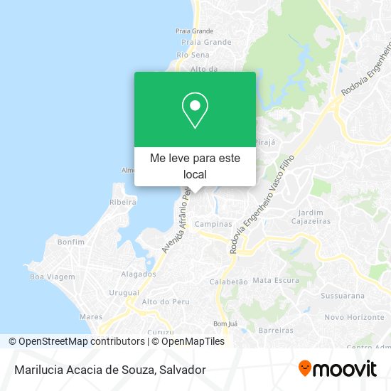 Marilucia Acacia de Souza mapa