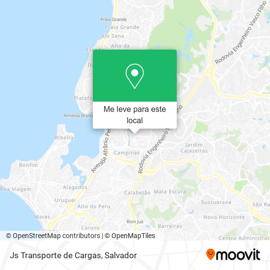 Js Transporte de Cargas mapa