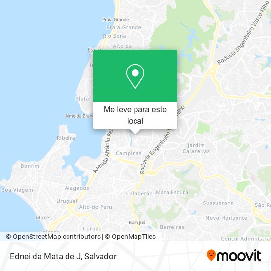 Ednei da Mata de J mapa