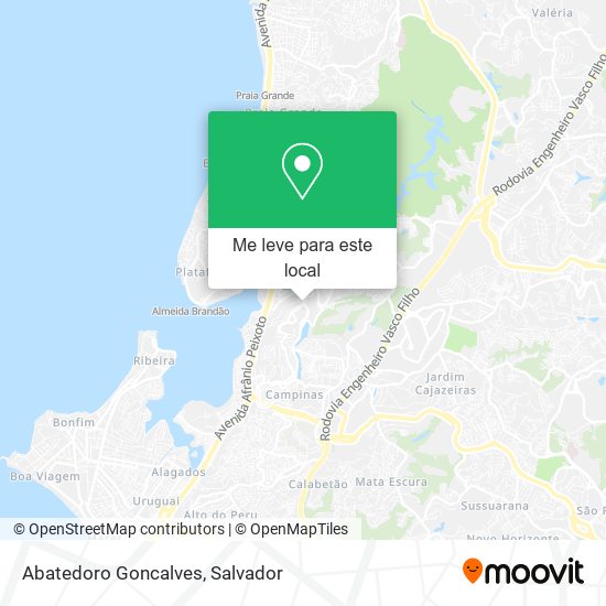 Abatedoro Goncalves mapa