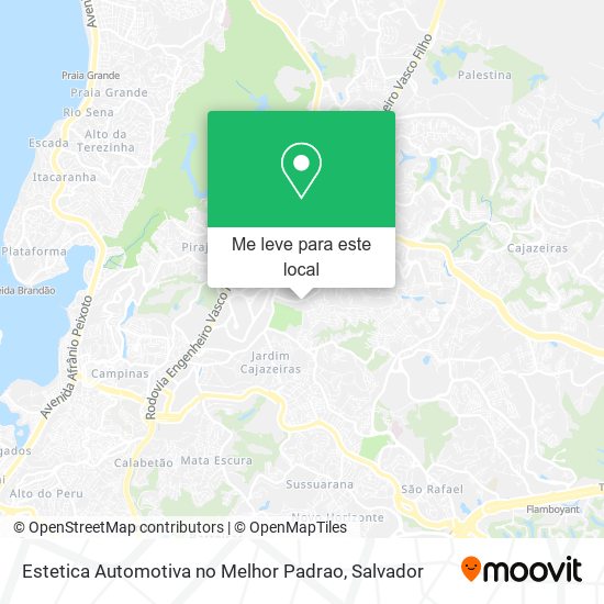 Estetica Automotiva no Melhor Padrao mapa