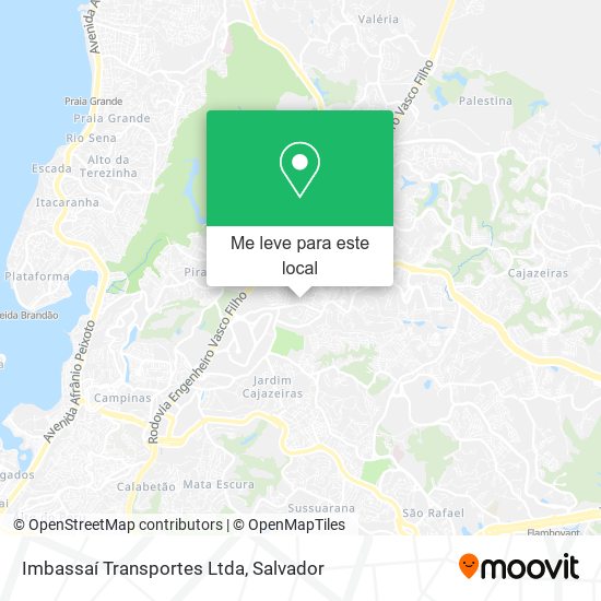 Imbassaí Transportes Ltda mapa