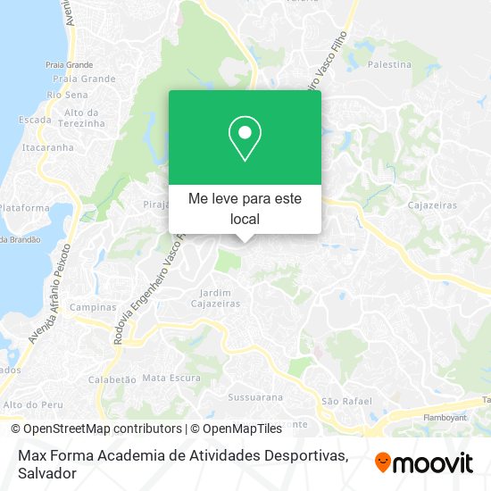 Max Forma Academia de Atividades Desportivas mapa