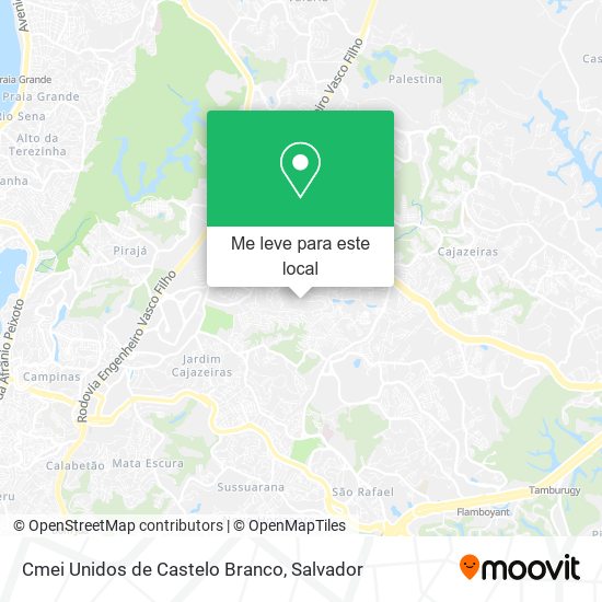 Cmei Unidos de Castelo Branco mapa