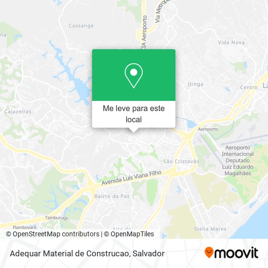 Adequar Material de Construcao mapa