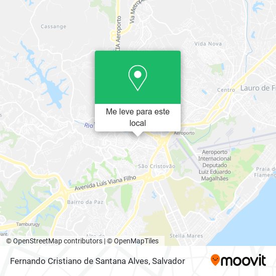 Fernando Cristiano de Santana Alves mapa