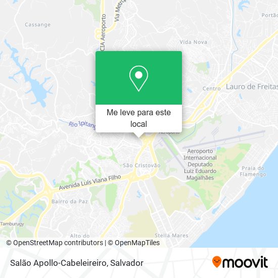 Salão Apollo-Cabeleireiro mapa