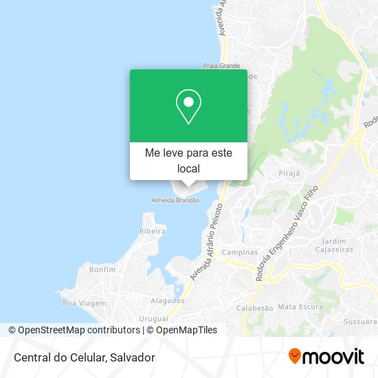 Central do Celular mapa