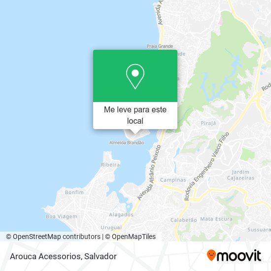 Arouca Acessorios mapa