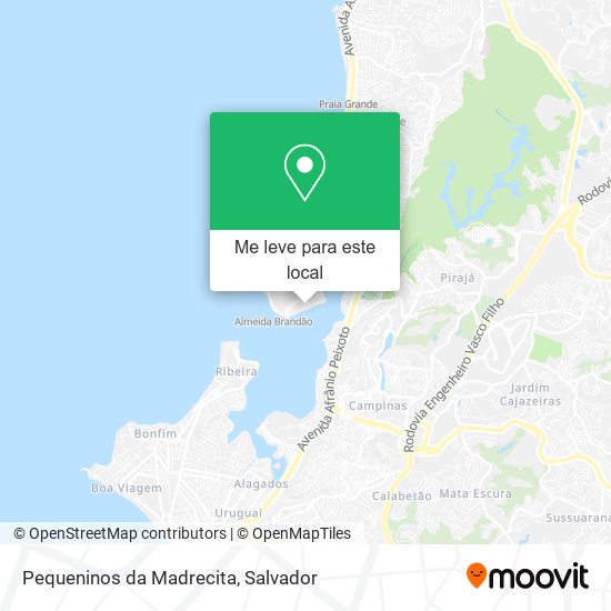 Pequeninos da Madrecita mapa