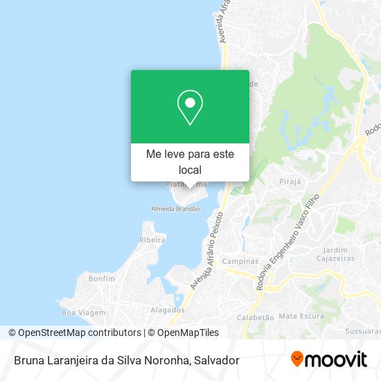 Bruna Laranjeira da Silva Noronha mapa