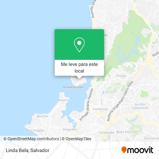 Linda Bela mapa