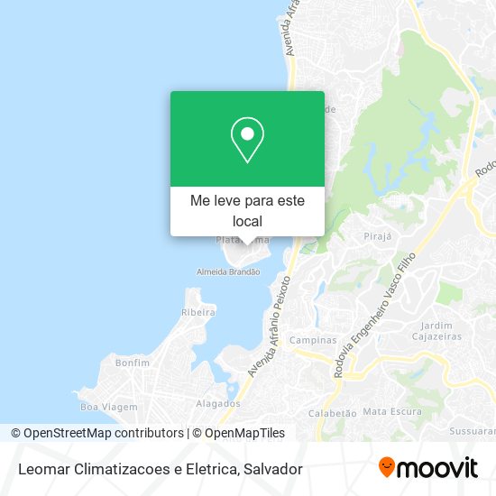 Leomar Climatizacoes e Eletrica mapa