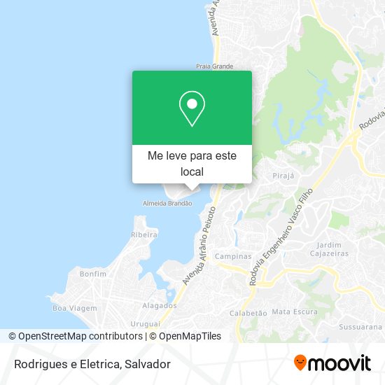 Rodrigues e Eletrica mapa