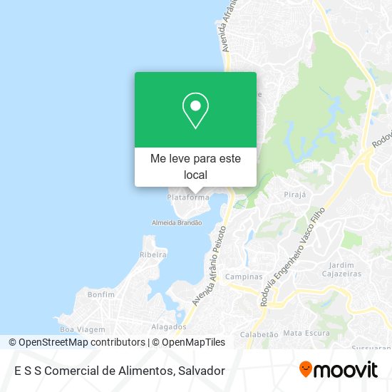 E S S Comercial de Alimentos mapa