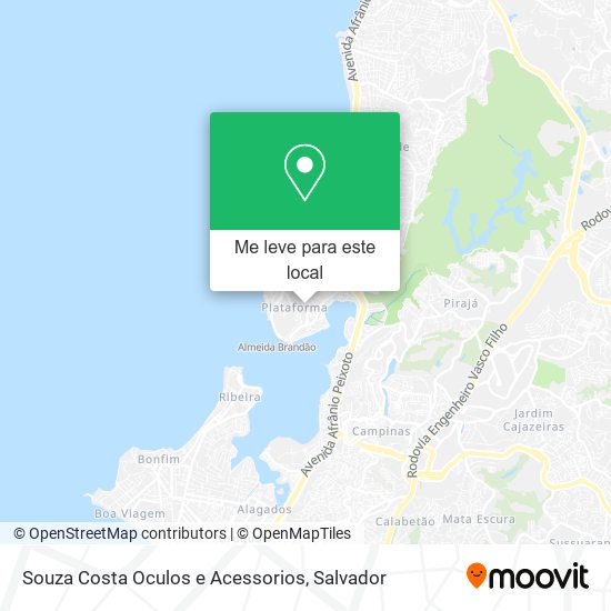 Souza Costa Oculos e Acessorios mapa