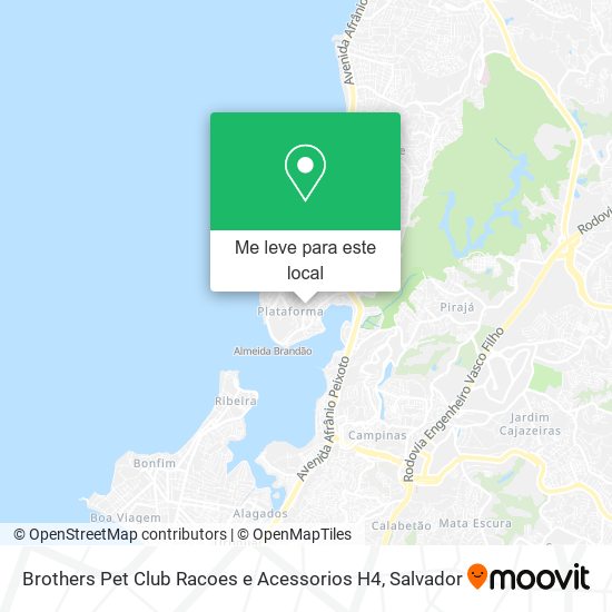 Brothers Pet Club Racoes e Acessorios H4 mapa