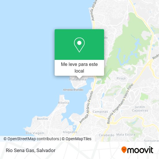 Rio Sena Gas mapa