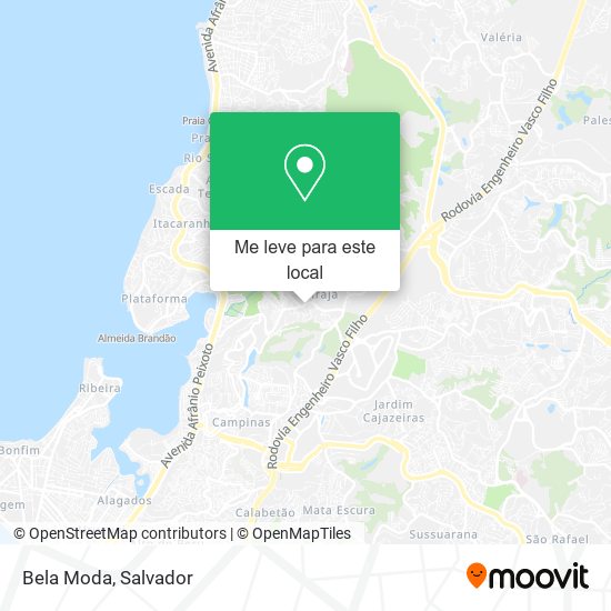 Bela Moda mapa