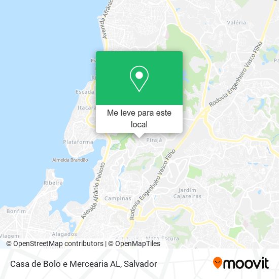 Casa de Bolo e Mercearia AL mapa