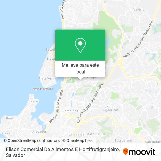 Elison Comercial De Alimentos E Hortifrutigranjeiro mapa