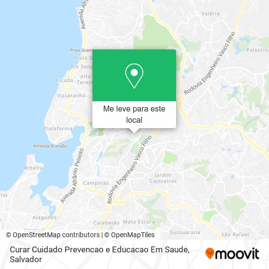 Curar Cuidado Prevencao e Educacao Em Saude mapa