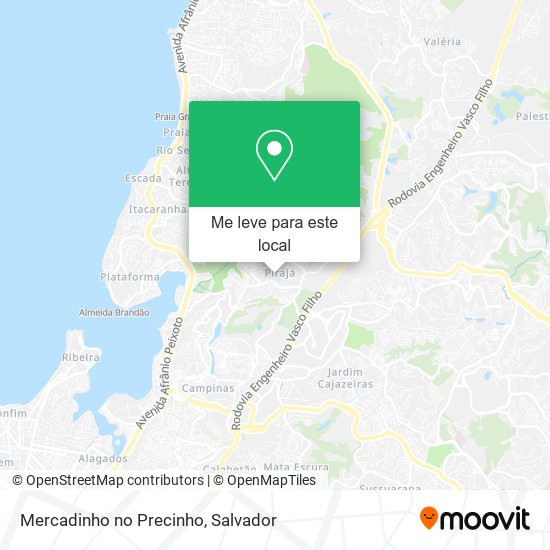 Mercadinho no Precinho mapa