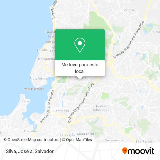 Silva, José a mapa