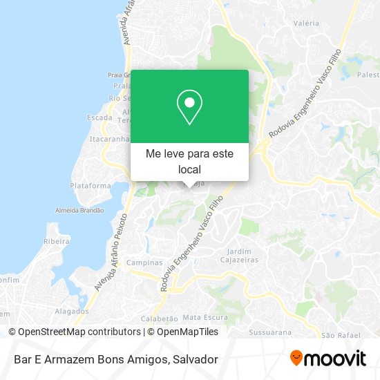 Bar E Armazem Bons Amigos mapa