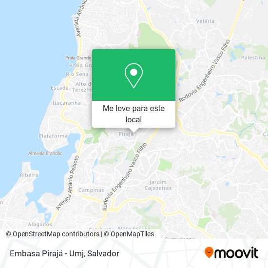 Embasa Pirajá - Umj mapa