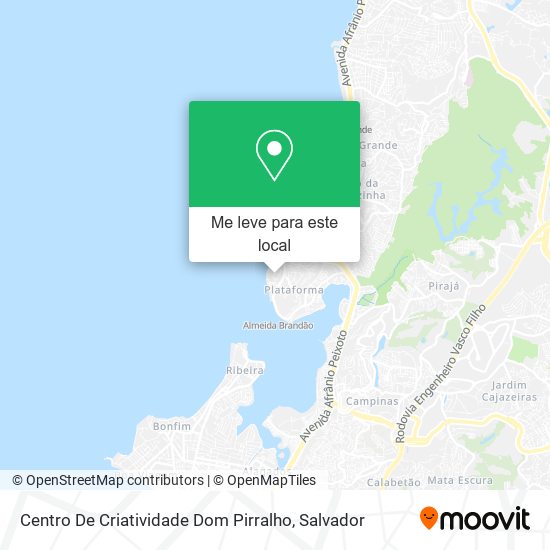 Centro De Criatividade Dom Pirralho mapa