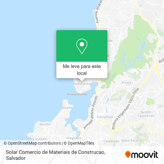 Solar Comercio de Materiais de Construcao mapa