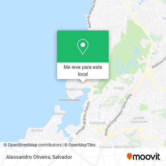 Alessandro Oliveira mapa