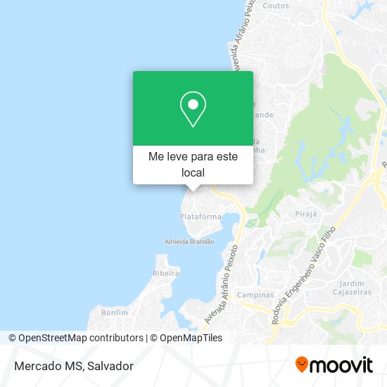 Mercado MS mapa