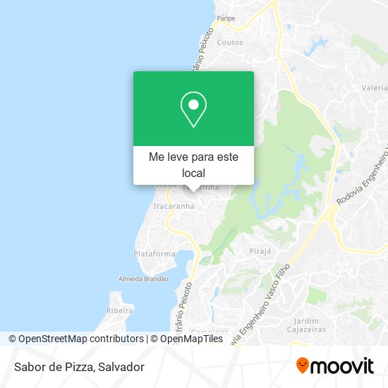 Sabor de Pizza mapa