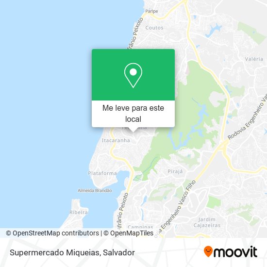 Supermercado Miqueias mapa