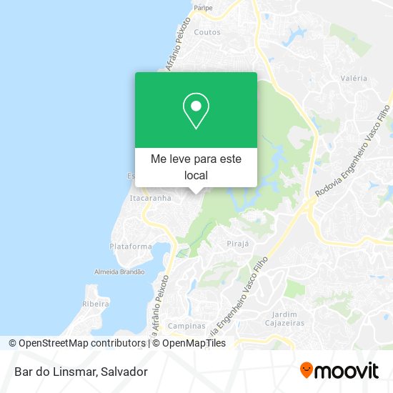 Bar do Linsmar mapa