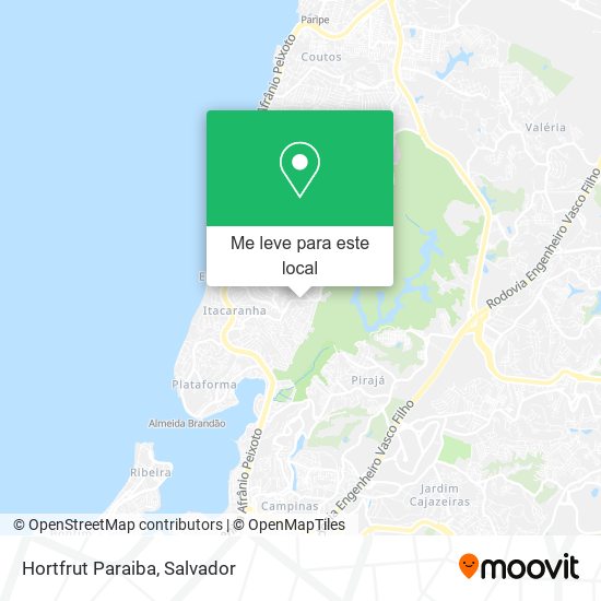 Hortfrut Paraiba mapa