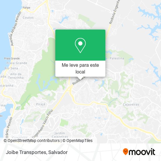 Joibe Transportes mapa