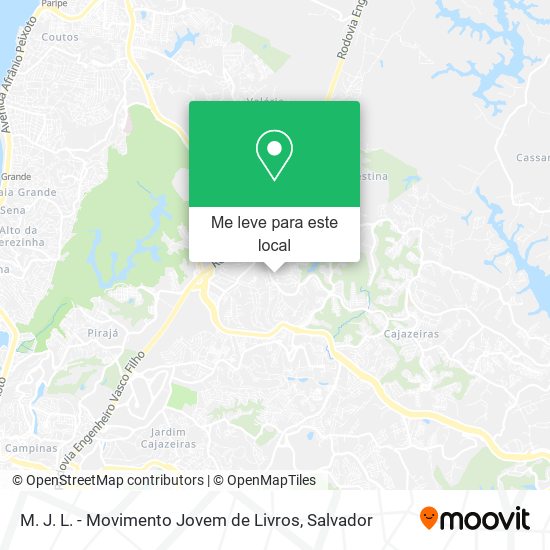 M. J. L. - Movimento Jovem de Livros mapa