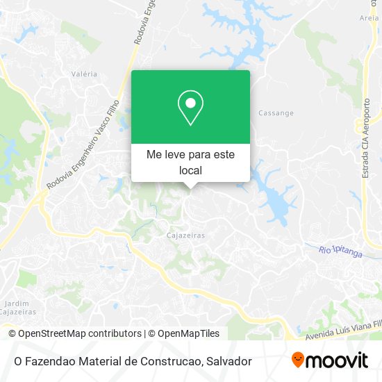O Fazendao Material de Construcao mapa