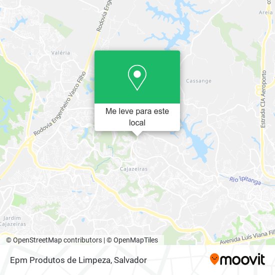 Epm Produtos de Limpeza mapa