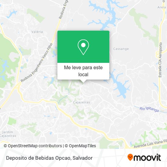 Deposito de Bebidas Opcao mapa