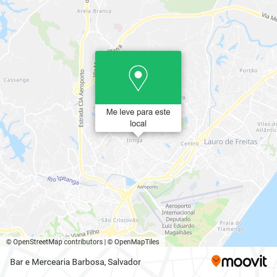 Bar e Mercearia Barbosa mapa