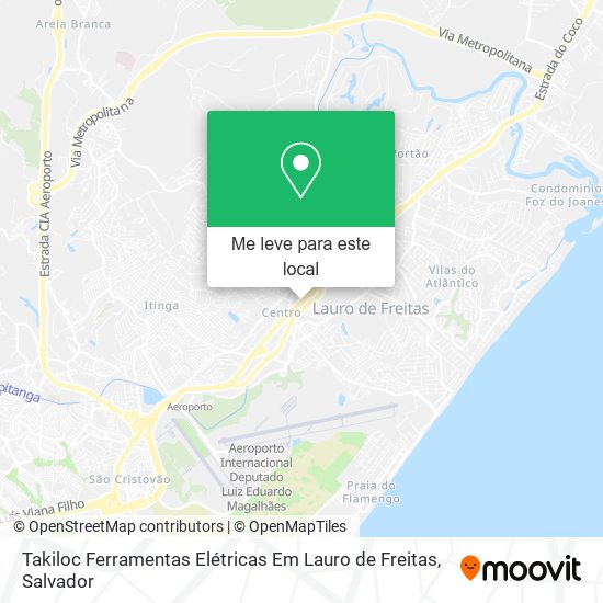 Takiloc Ferramentas Elétricas Em Lauro de Freitas mapa