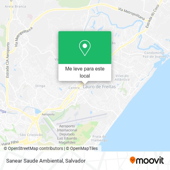 Sanear Saude Ambiental mapa