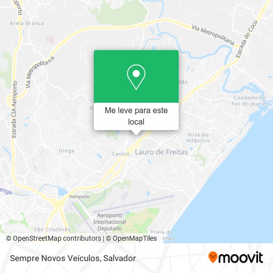 Sempre Novos Veículos mapa